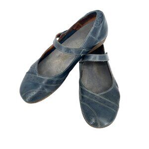 Taos Transit Navy Blue Mary Jane Shoes Comfort Flats Size 40 EU 9-9.5 US